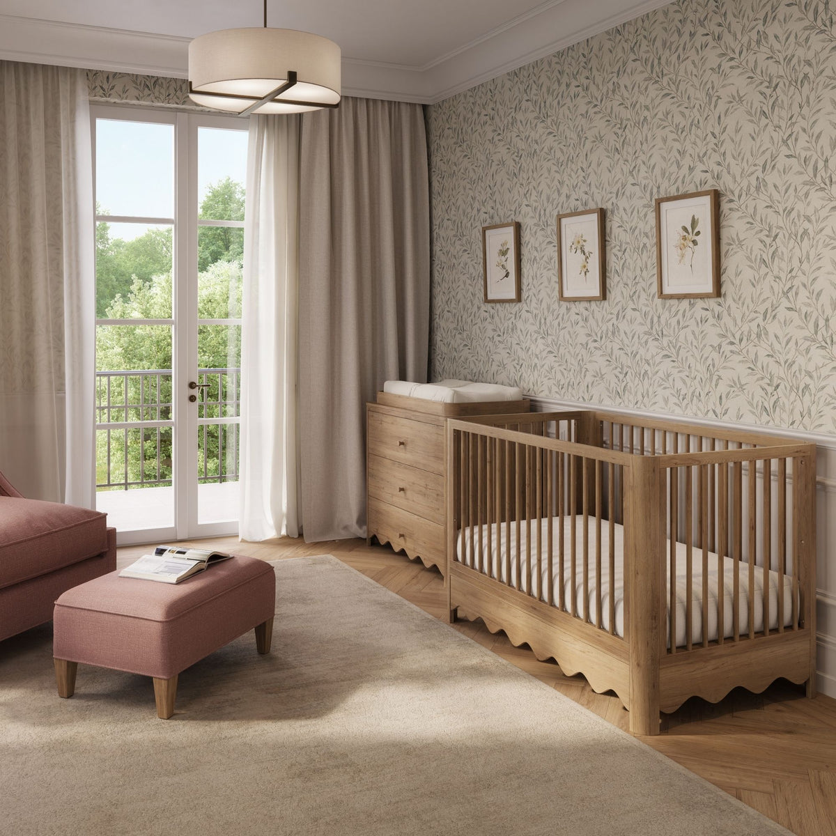 Breathable Organic 2-Stage Baby Crib Mattress