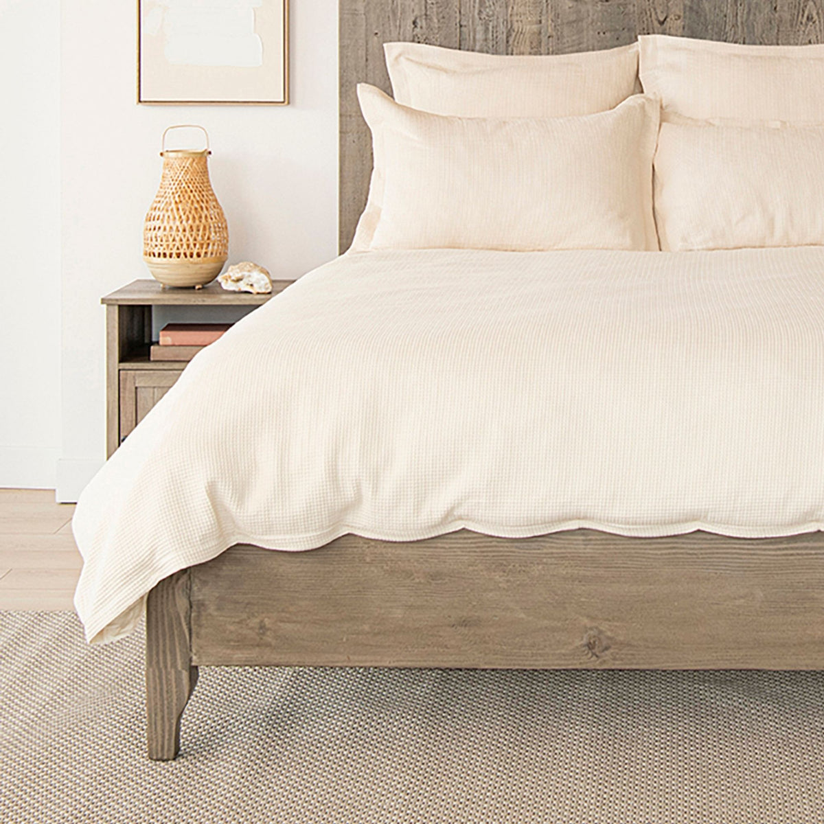Final Sale! Organic Cotton Waffle Duvet Cover
