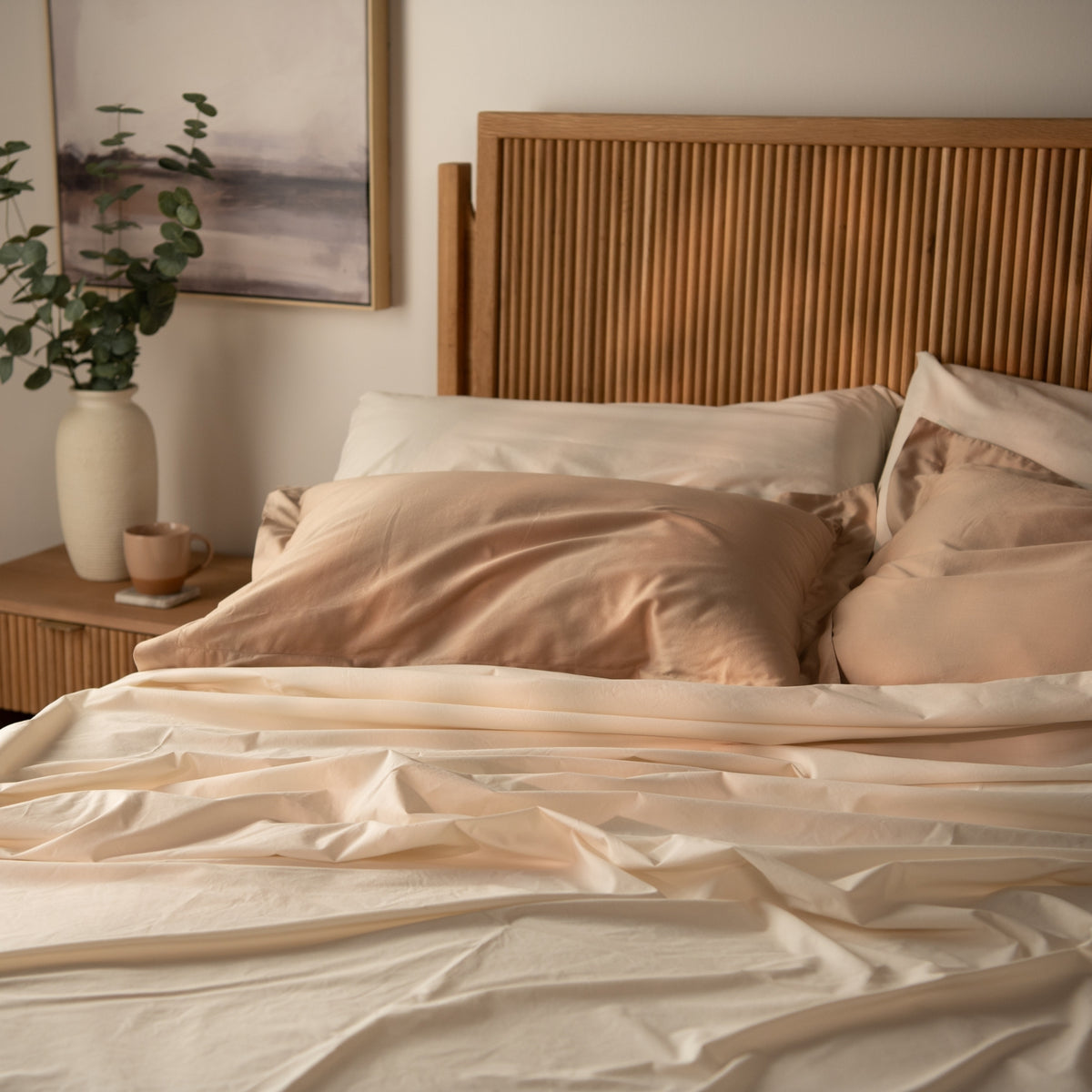 Organic Cotton Sateen Sheets & Pillowcases