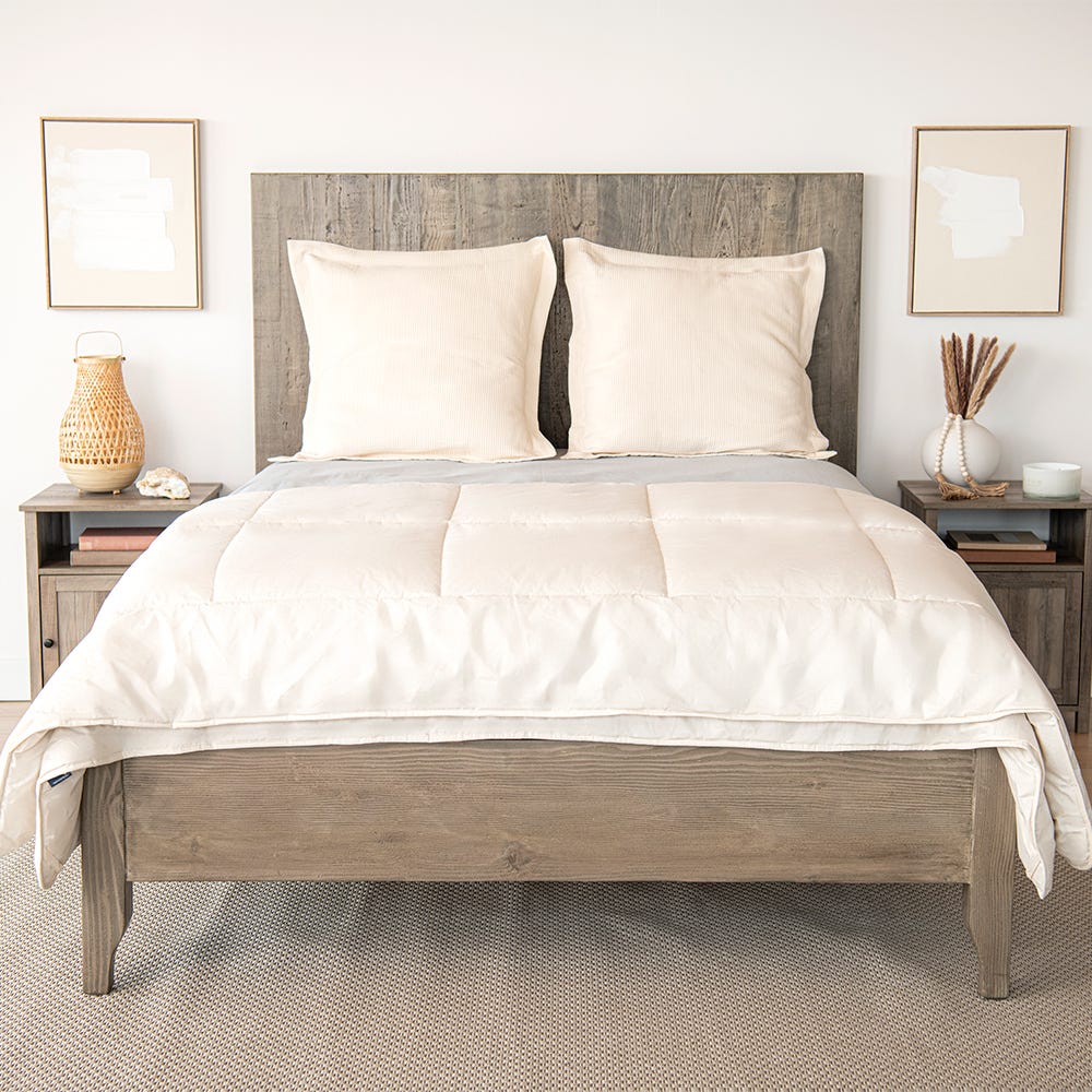Alpaca Wool Duvet Insert/Comforter With Organic Cotton Fabric