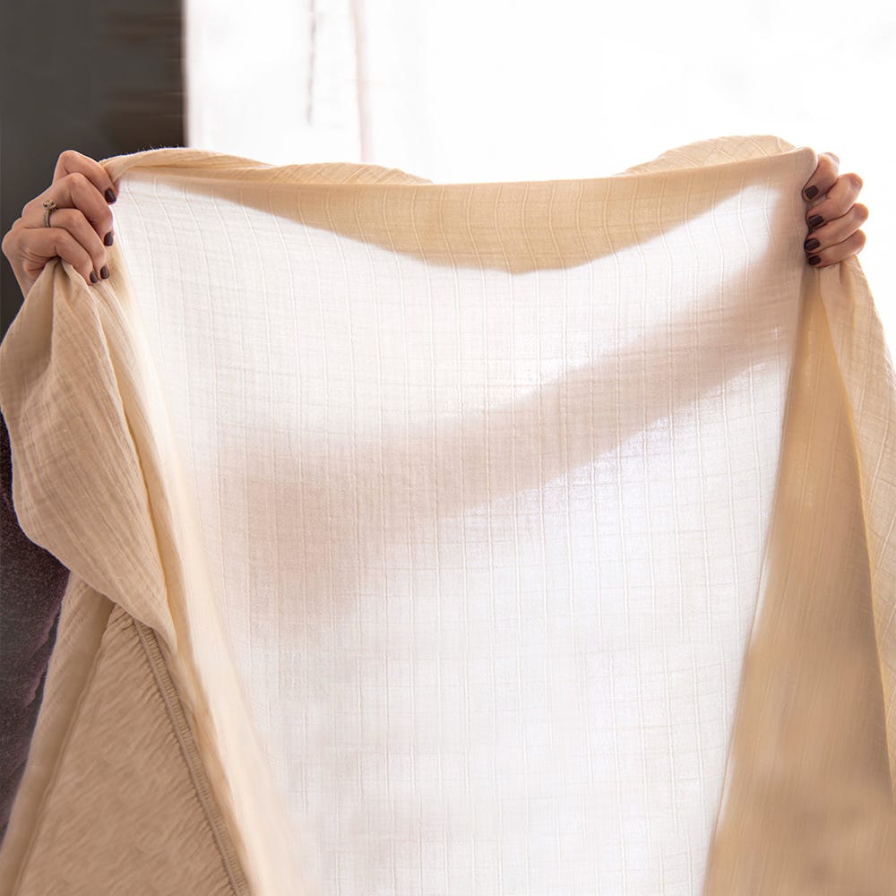 Final Sale! Breathable Organic Cotton Muslin Crib Sheet