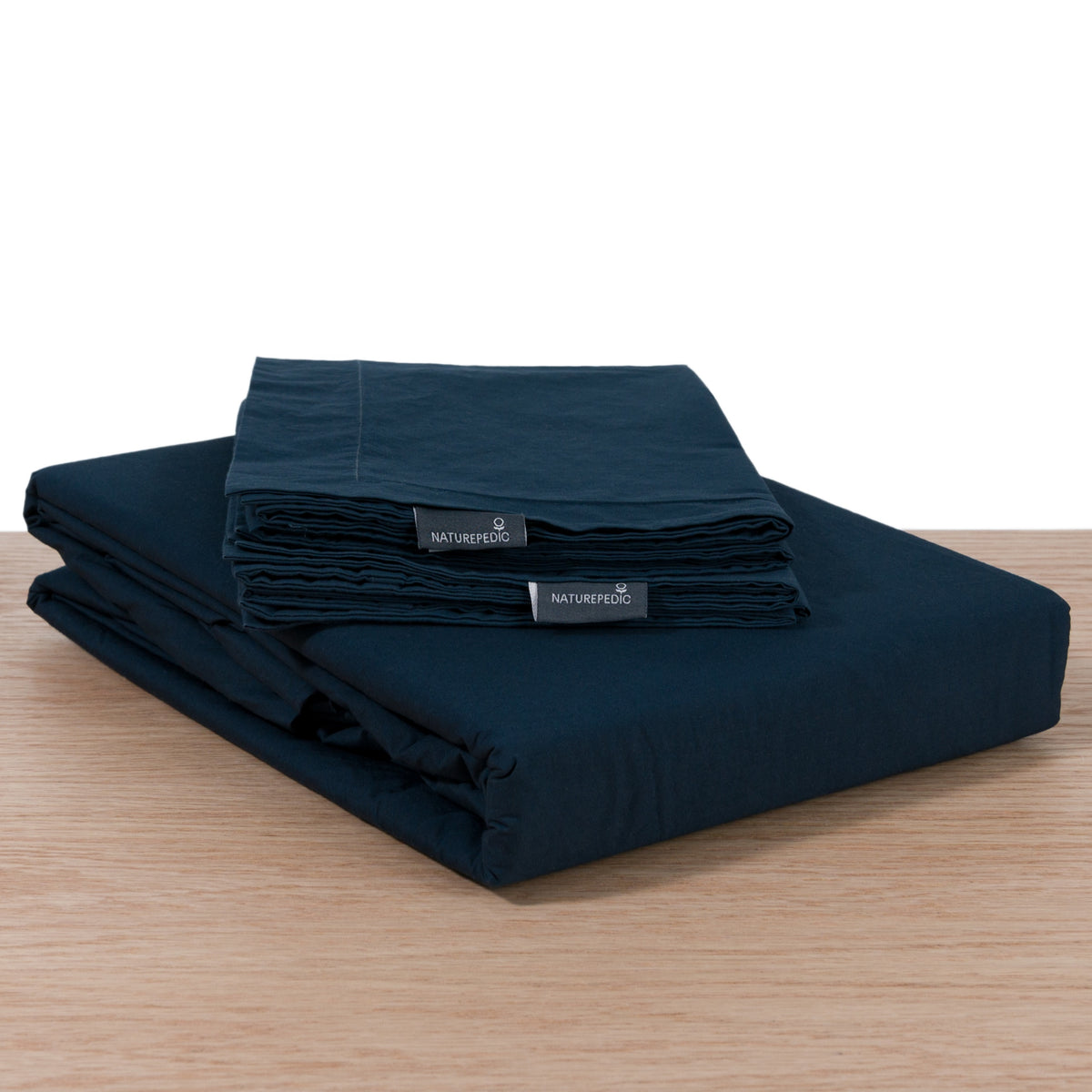 Final Sale! Organic Cotton Percale Duvet Cover & Sham Set