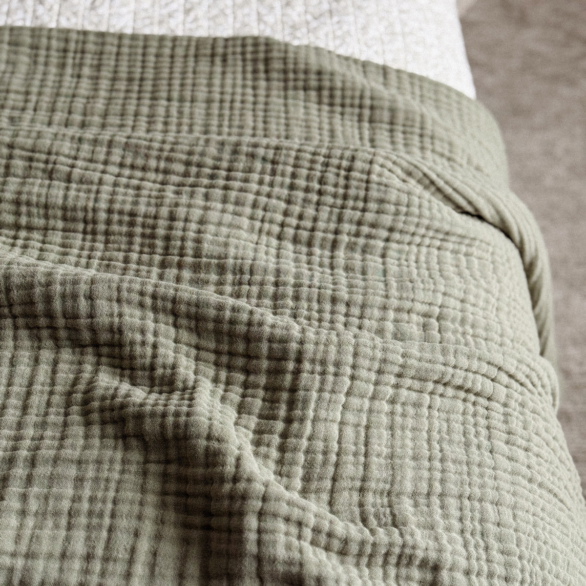 Breathable Organic Cotton Muslin Blanket
