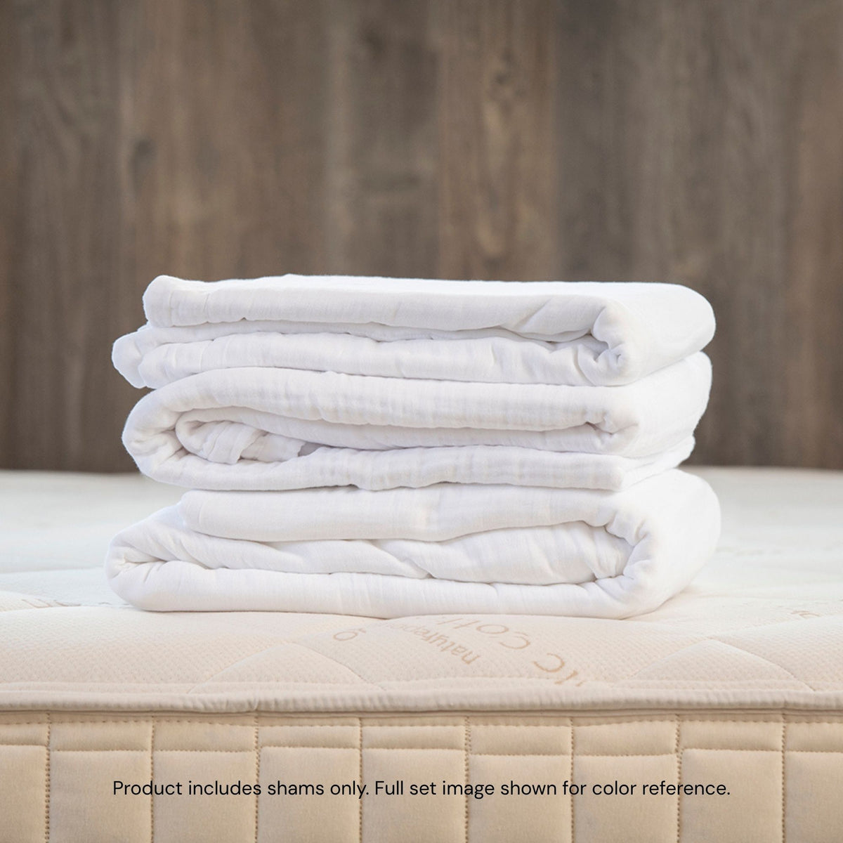 Final Sale! Organic Cotton Muslin Sham Set