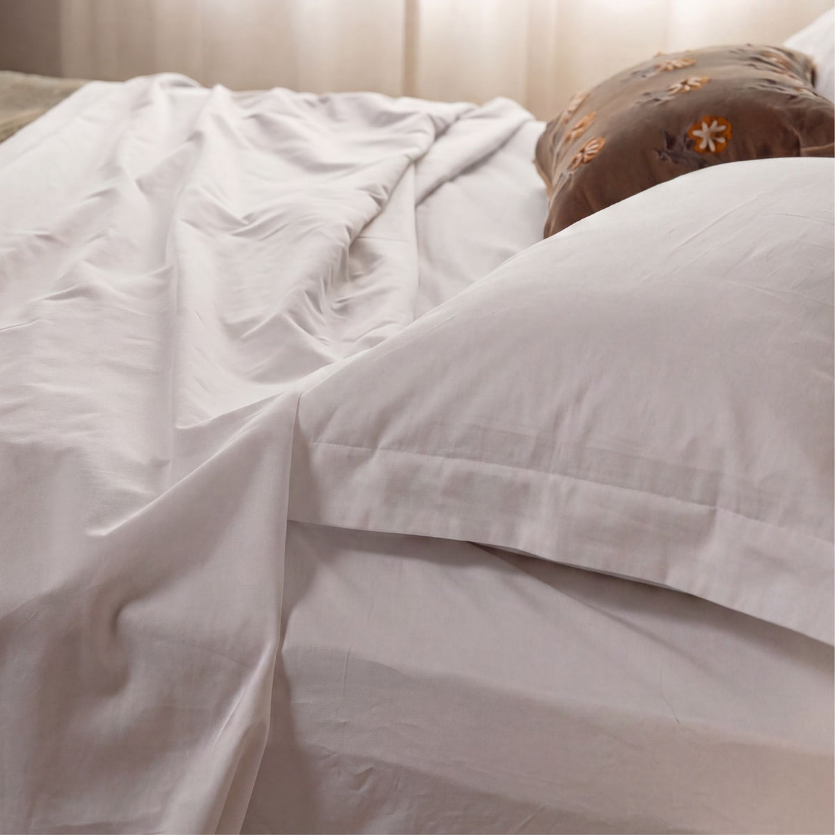 Final Sale! Organic Cotton Sateen Fitted Sheet