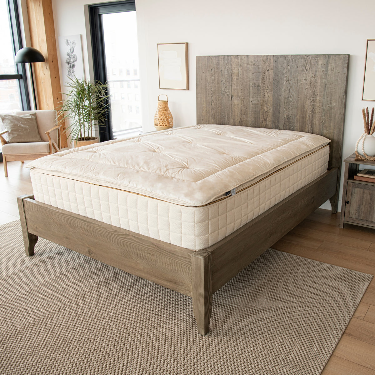 Organic Cotton/Alpaca Mattress Topper