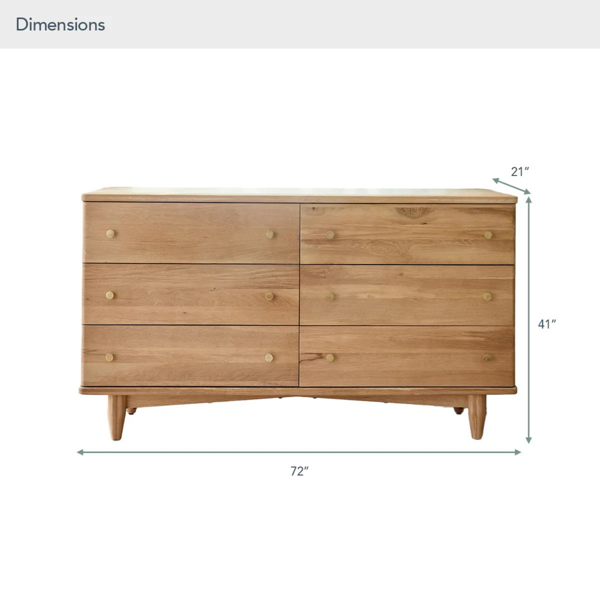 Duna Verde FSC®-Certified White Oak Dresser